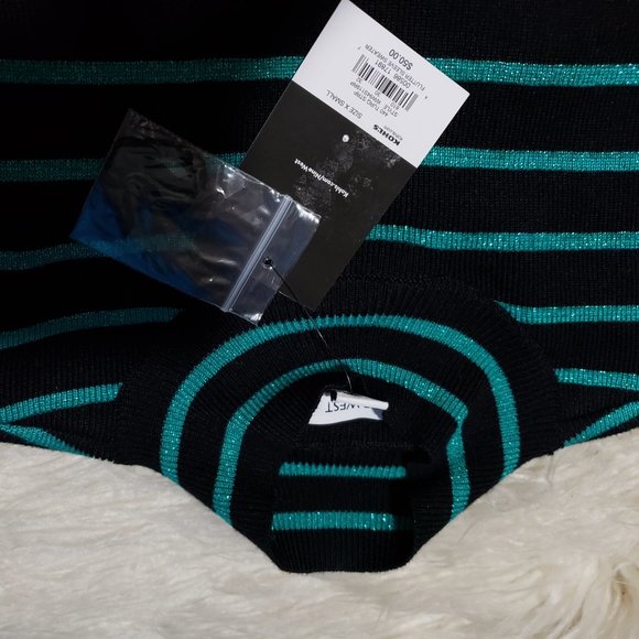 NWT Nine West Flutter short Sleeve Sweater Sizes XS  or S - Picture 4 of 9